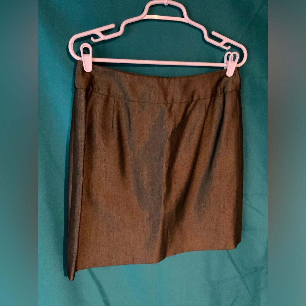 ETCETERA, WOMENS’ SKIRT, VINEYARD GREEN, size 6, LENGTH 17”, EUC